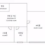 #Guro Digital Complex Station 10Min #Clean #2Rooms #Netflix